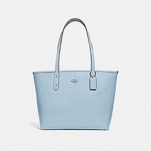 Coach Blue City Zip Tote